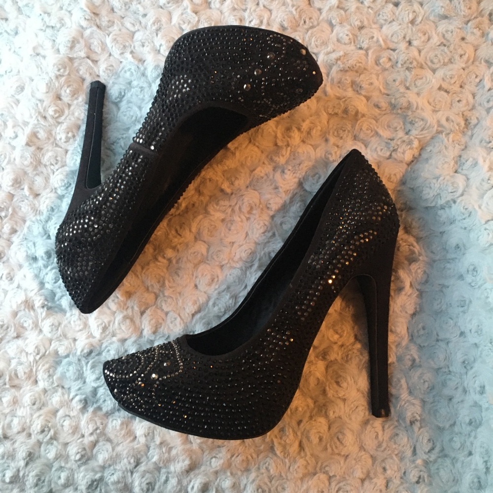 NWOT Bling High Heels - Picture 2 of 8